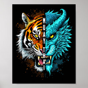 Arte de fusión de tigres tailandeses muay