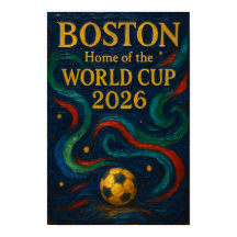 Arte de fútbol de Boston 2026 Diseño de fútbol