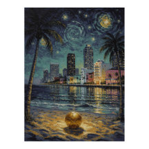 Arte de Fútbol de Playa Art Deco de Miami