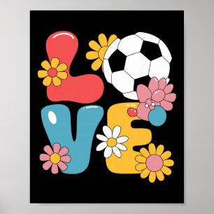 Arte de fútbol divertido para mujeres jugadoras de
