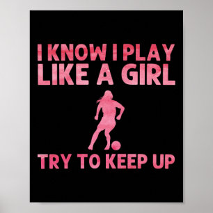 Arte de fútbol divertido para mujeres jugadoras de
