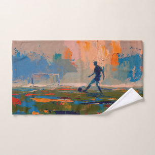"Arte de Fútbol" (Estilo 1) Pintura al Óleo