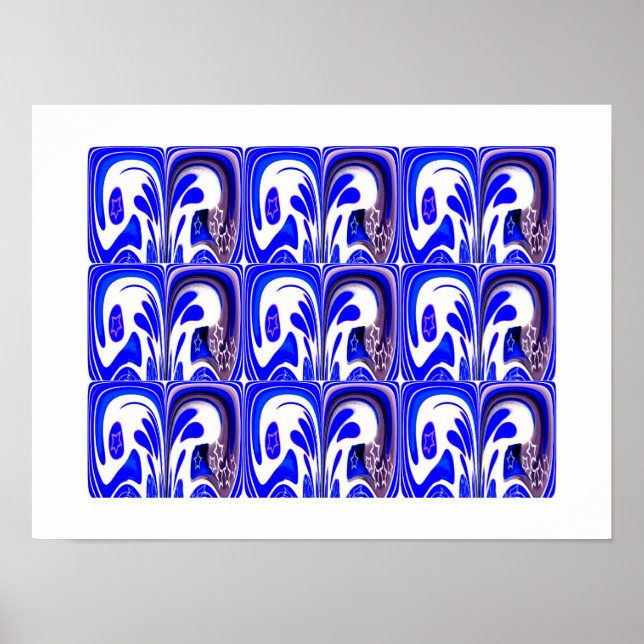 arte de galaxia azul (Frente)