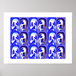 Arte de galaxia azul