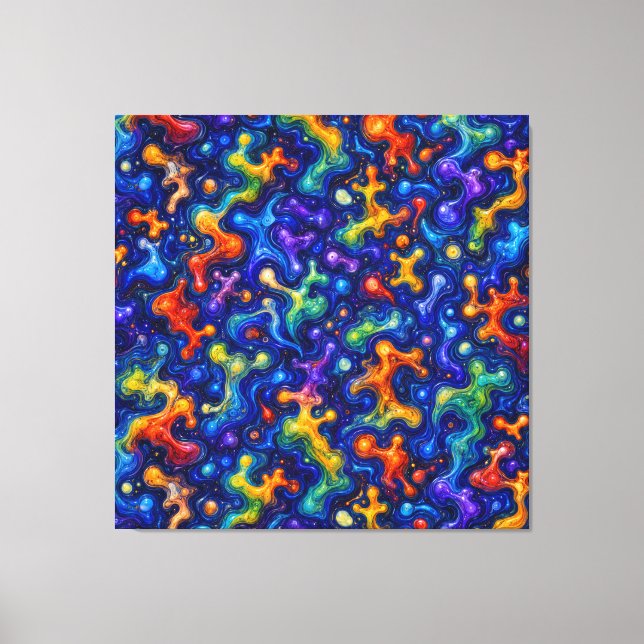 Arte de garabatos coloridos (Anverso)