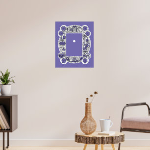 Arte de garabatos enmarcados de FRIENDS™