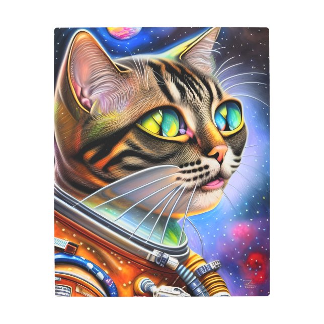 Arte de gato astronauta (Anverso)