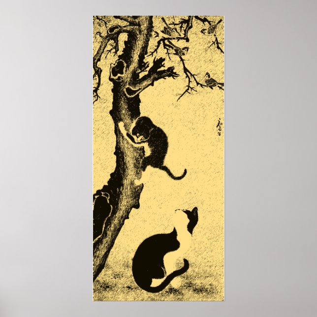 Arte de gato coreano vintage (Frente)