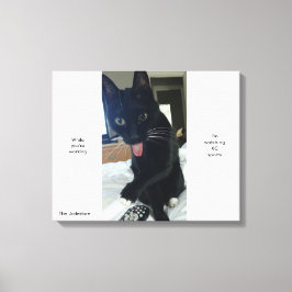 Arte de gato remoto en lengua divertida KC Sports