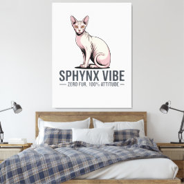 Arte de gato Sphynx bajo la luz del sol