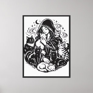 arte de gatos lindos en la pared