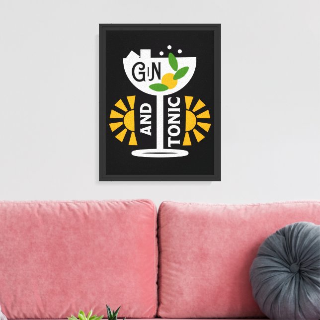 Arte de Gin Tonic Vintage (Insitu (Sala de estar))