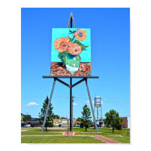 Arte de girasoles de Van Gogh gigante, Goodland, K