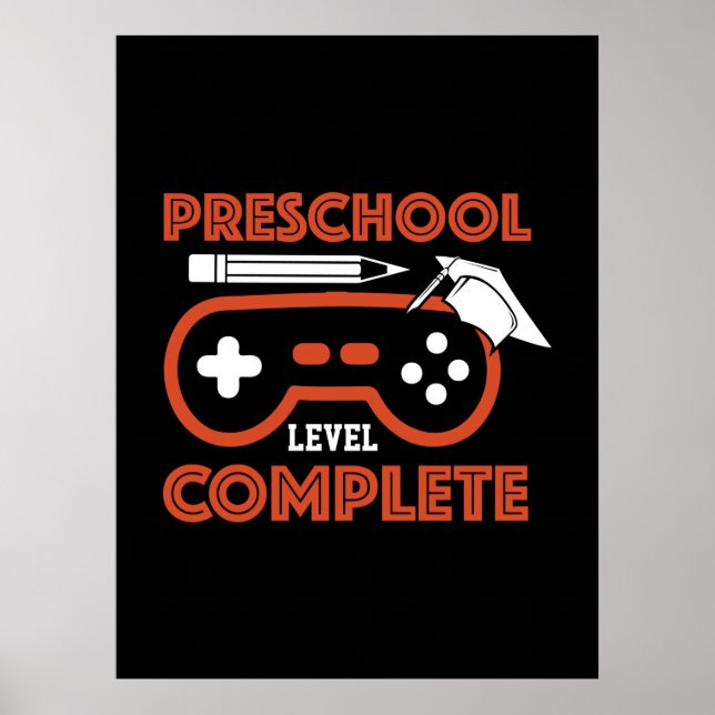 Arte de graduación | Nivel preescolar completado (Frente)