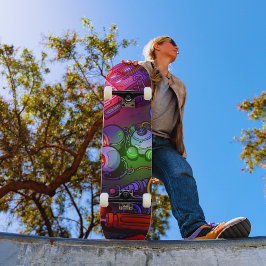 Arte de grafiti Patineta