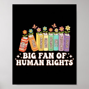 Arte de gran fanático de los derechos humanos y la