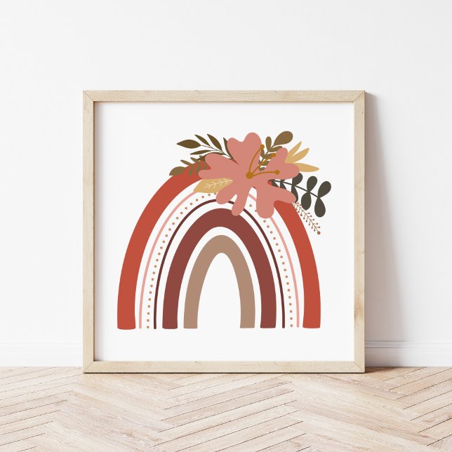 Arte de guardería arcoíris boho moderno (Subido por el creador)