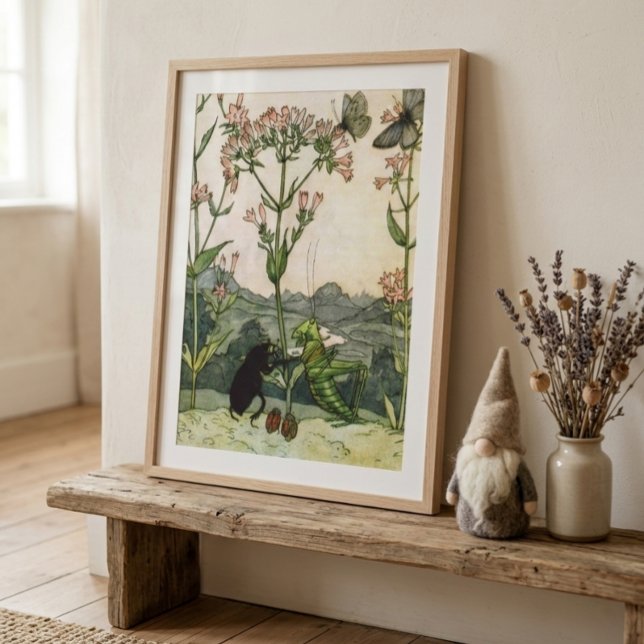 Arte de guardería de naturaleza vintage Else Wenz- (Subido por el creador)