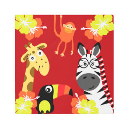 Arte de guardería safari para niños Decoración de 