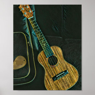 arte de guitarra vintage