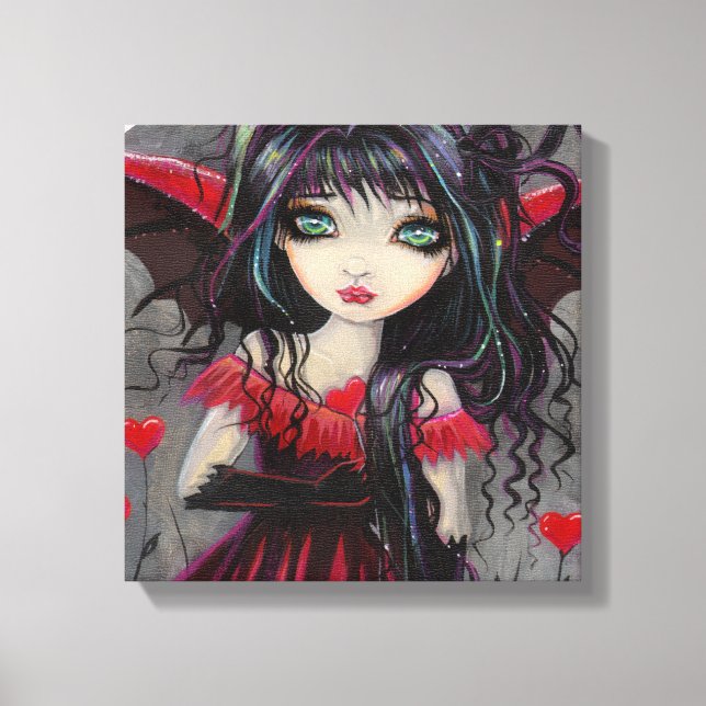 Arte de hada vampiro de San Valentín querido (Anverso)