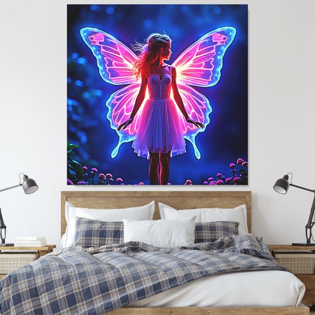 Arte de hadas de mariposa mística brillante (Insitu(Dormitorio))