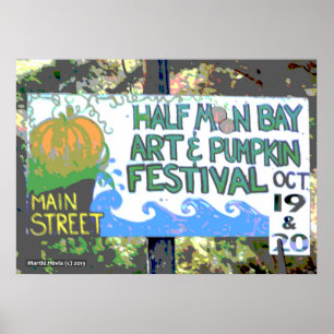 Arte de Half Moon Bay y festival II de la calabaza