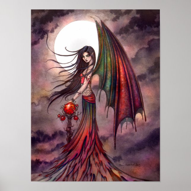 Arte de Halloween de Hadas Fantasía de Vampiro Oto (Frente)