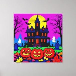 Arte de Halloween de Pop Art Moderno