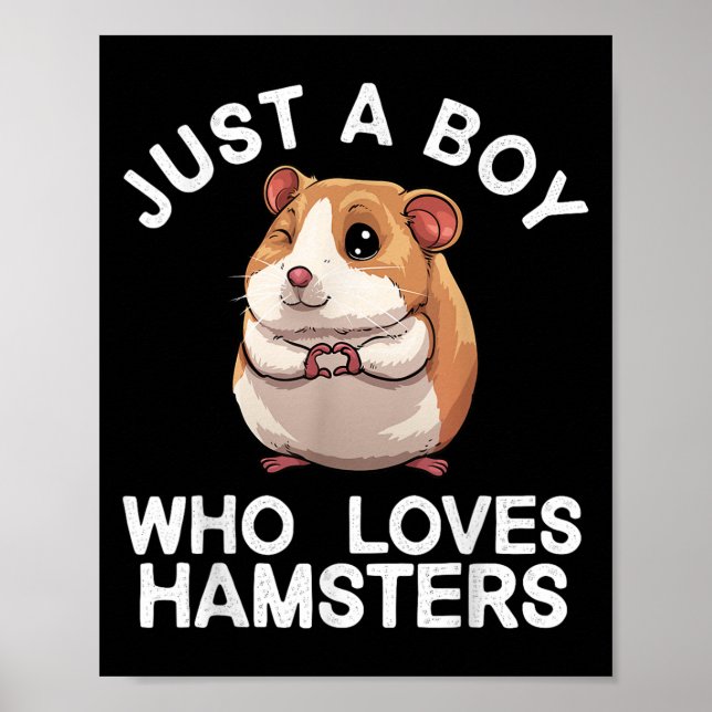 Arte De Hamster Cuto Para Niños Hombres Rodent Ham (Frente)
