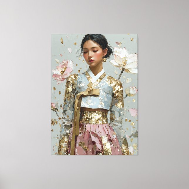 Arte de Hanbok Moderno Impreso (Anverso)