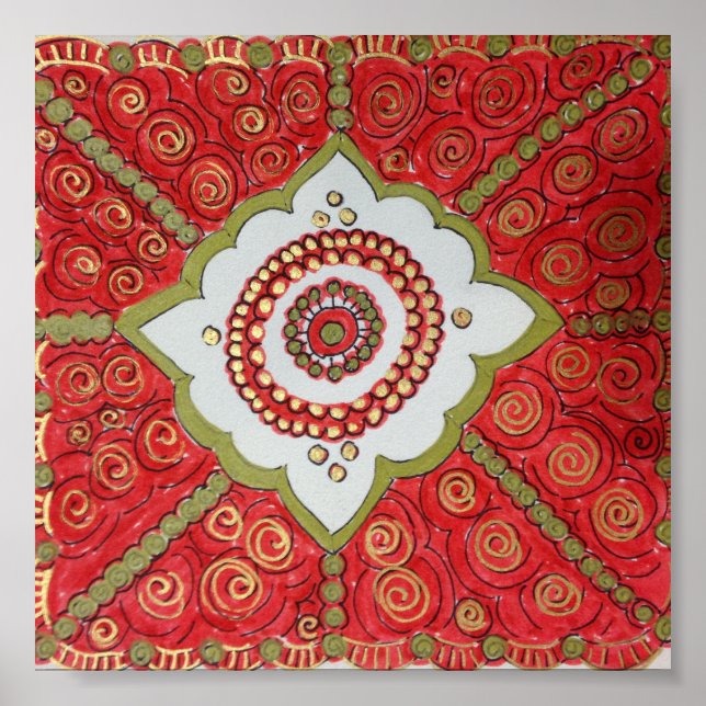 Arte de Henna inspirado en Marruecos (Frente)