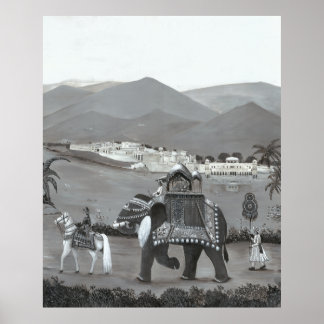 Arte de Heritagen indio impreso