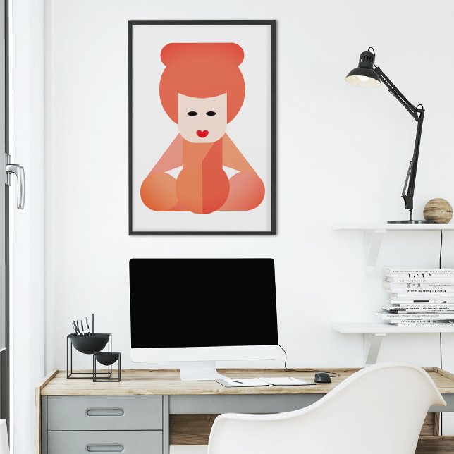 Arte de hermosa chica china (Subido por el creador)