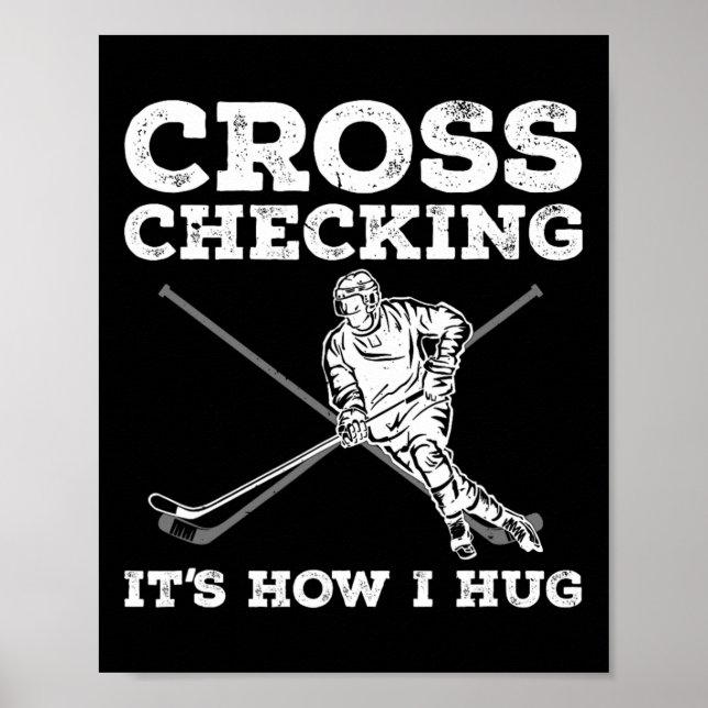 Arte De Hockey Sobre Hielo Divertido Para Hombres  (Frente)