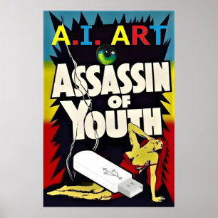 Arte de I.A. - Asesino de la Juventud