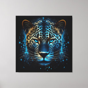 Arte de IA del Leopardo Azul