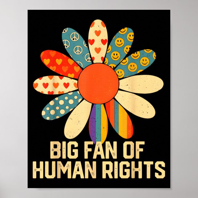 Arte de Igualdad de Derechos Humanos Gran Fan (Frente)