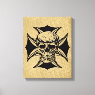 Arte de ilustracion cruzado de la corona de espina