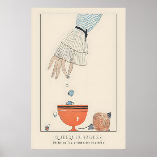 Arte de ilustración de moda de los años 20 estilo 