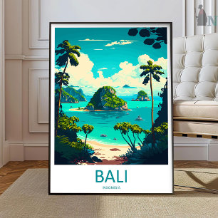 Arte de impresión de viaje a Bali Pared Decoración