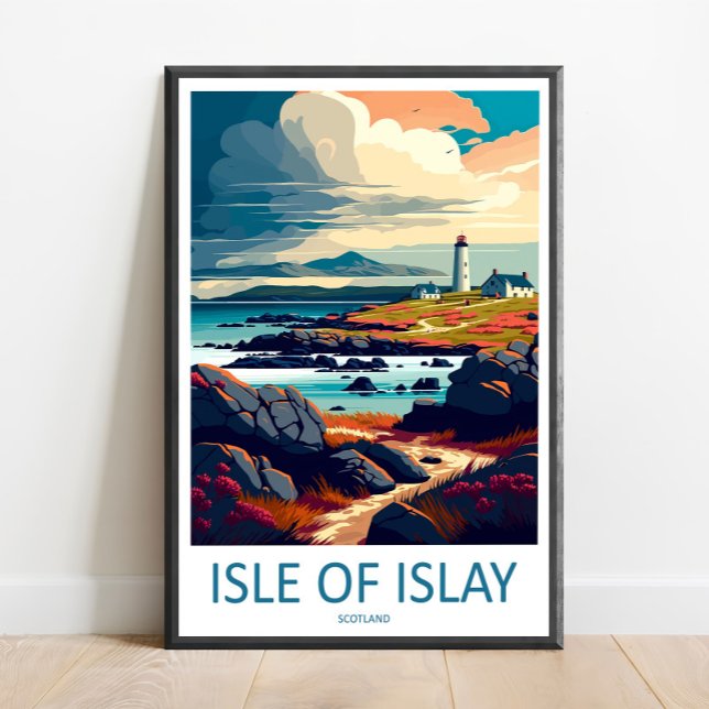 Arte de impresión de viaje de la Isla de Islay par (Subido por el creador)