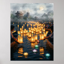 Arte de Impresión del Festival Tradicional de Lint
