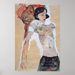 Arte de impresión expresionista Egon Schiele para 