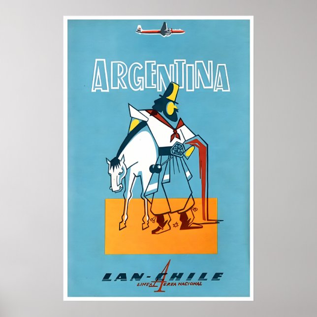 Arte de impresión para pared de Argentina Impresió (Frente)