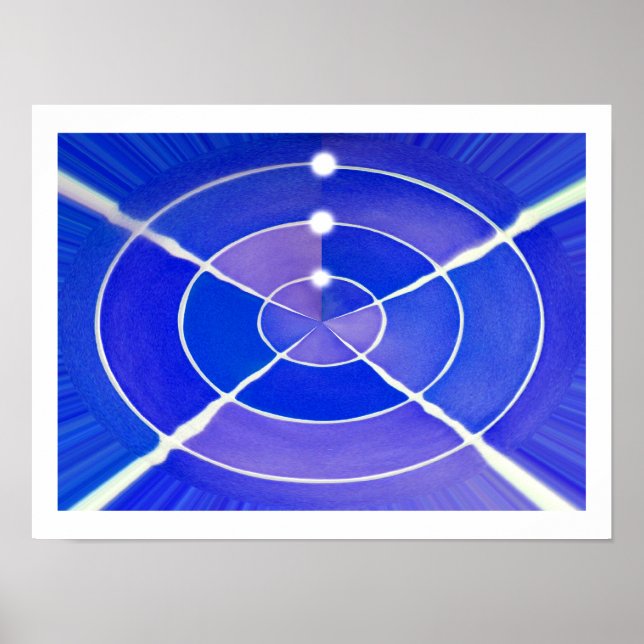 Arte de infinito azul (Frente)
