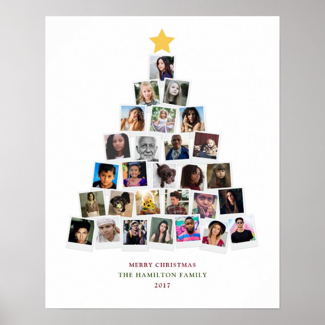 Arte de Instantáneas de Árbol de Navidad (Frente)