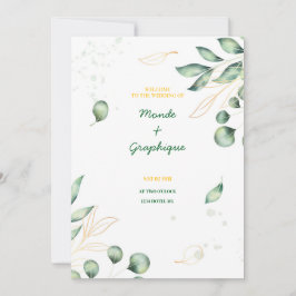 Arte de invitaciones de boda