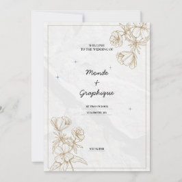 Arte de invitaciones de boda