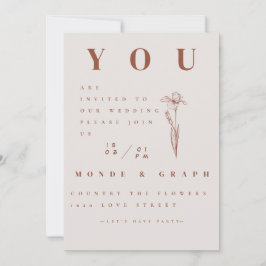 Arte de invitaciones de boda